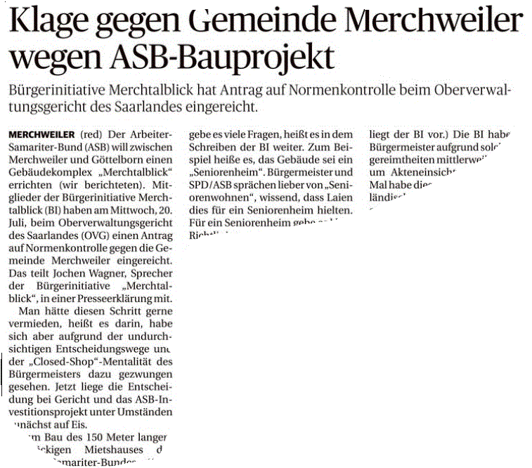 SZ-Artikel vom 20.12.2021 zum Merchtalblick