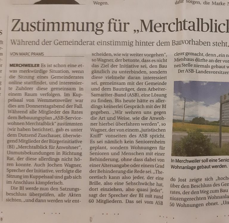 SZ-Artikel vom 20.12.2021 zum Merchtalblick